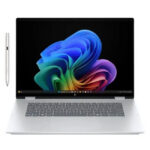 لپ تاپ 16 اینچی اچ‌ پی مدل OmniBook X Flip 16-au0055cl-Core Ultra 5 226V-16GB LPDDR5X 8533MHz-1TB SSD-Touch-Backlit-W به همراه قلم