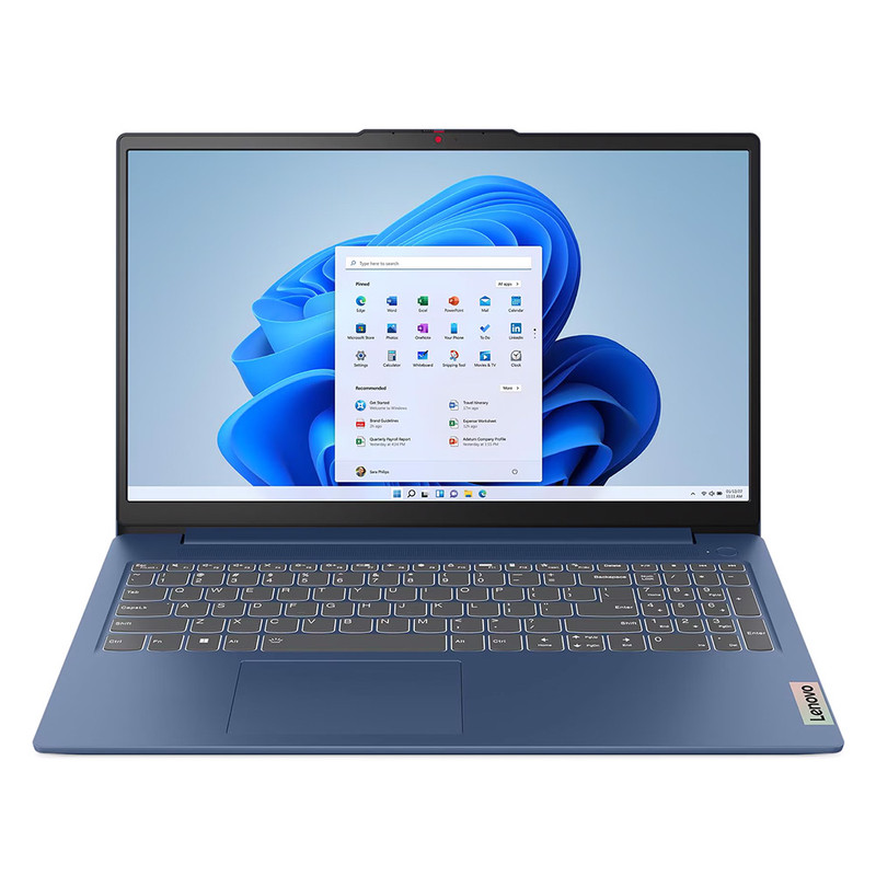 لپ‌تاپ 15.6 لنوو مدل IdeaPad Slim 3 15IRU8-Core i7 1355U-16GB DDR5 4800MHz-1TB SSD-IPS-Touch-Fingerprint-Backlit