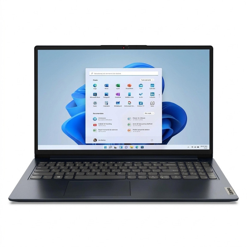 لپ‌تاپ لنوو مدل IdeaPad 1 15IJL7 با پردازنده Celeron N4500، رم DDR4 8GB با فرکانس 2933MHz، حافظه SSD با ظرفیت 256GB، نمایشگر 15.6 اینچ TN با وضوح HD