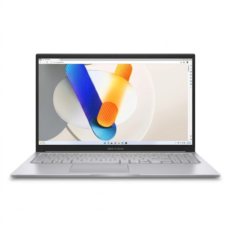 لپ‌تاپ ایسوس مدل Vivobook 15 F1504VA-NJ824 با پردازنده Core i7-1355U، رم DDR4 8GB با فرکانس 3200MHz، حافظه SSD با ظرفیت 512GB، نمایشگر 15.6 اینچ با وضوح Full HD، دارای نور پس‌زمینه کیبورد و حسگر اثر انگشت
